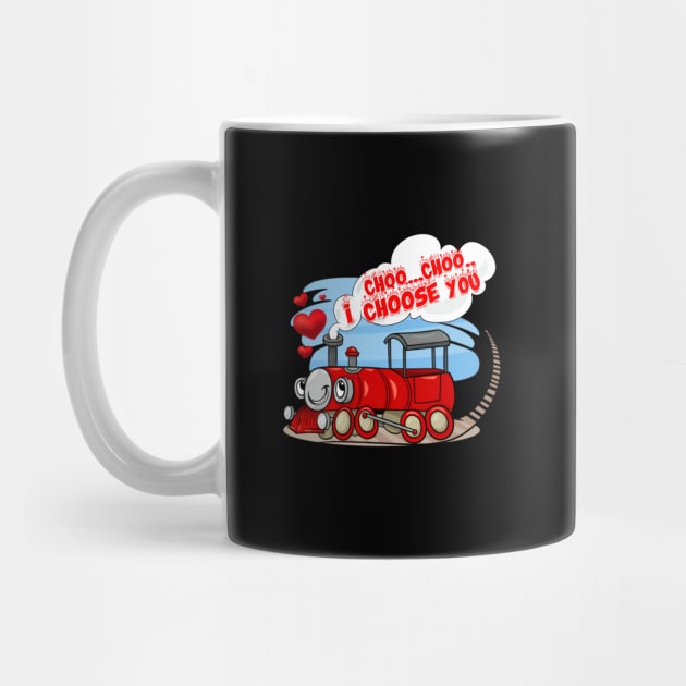 I CHOO CHOO. I CHOOSE YOU. Happy Valentines by ShopiLike